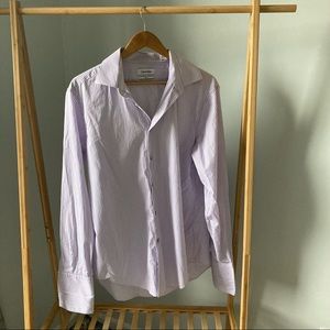 Calvin Klein French Cuff Striped Shirt
